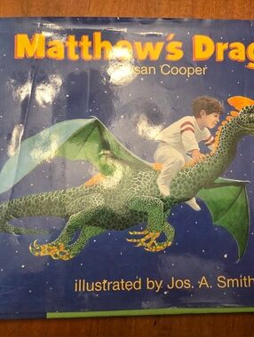 Matthew's Dragon by Susan Cooper 1991 Hardcover Collier McMillan CANADIAN BOOK